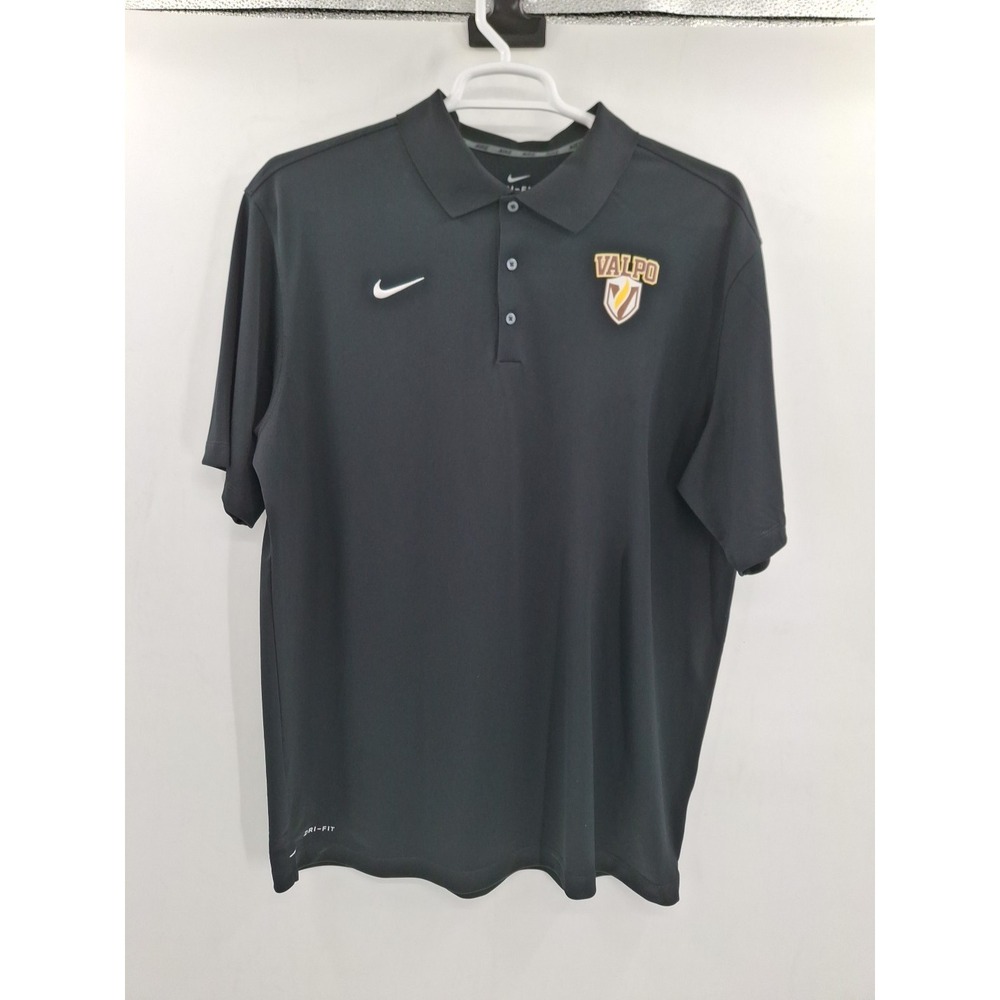 Nike Dri-Fit Mens XXL Valparaiso Black‎ Polo Shirt